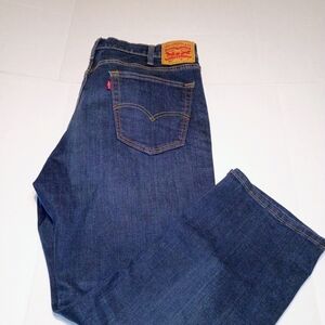 Levis 541 Jeans Mens 44x30 Blue Athletic Fit Classic Five Pocket Denim Pants